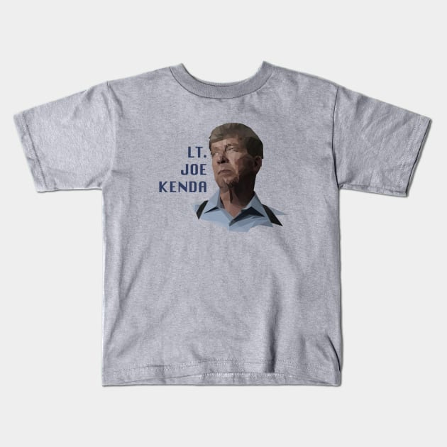 Geometric Joe Kenda - Lt. Joe Kenda Kids T-Shirt by daniellecaliforniaa